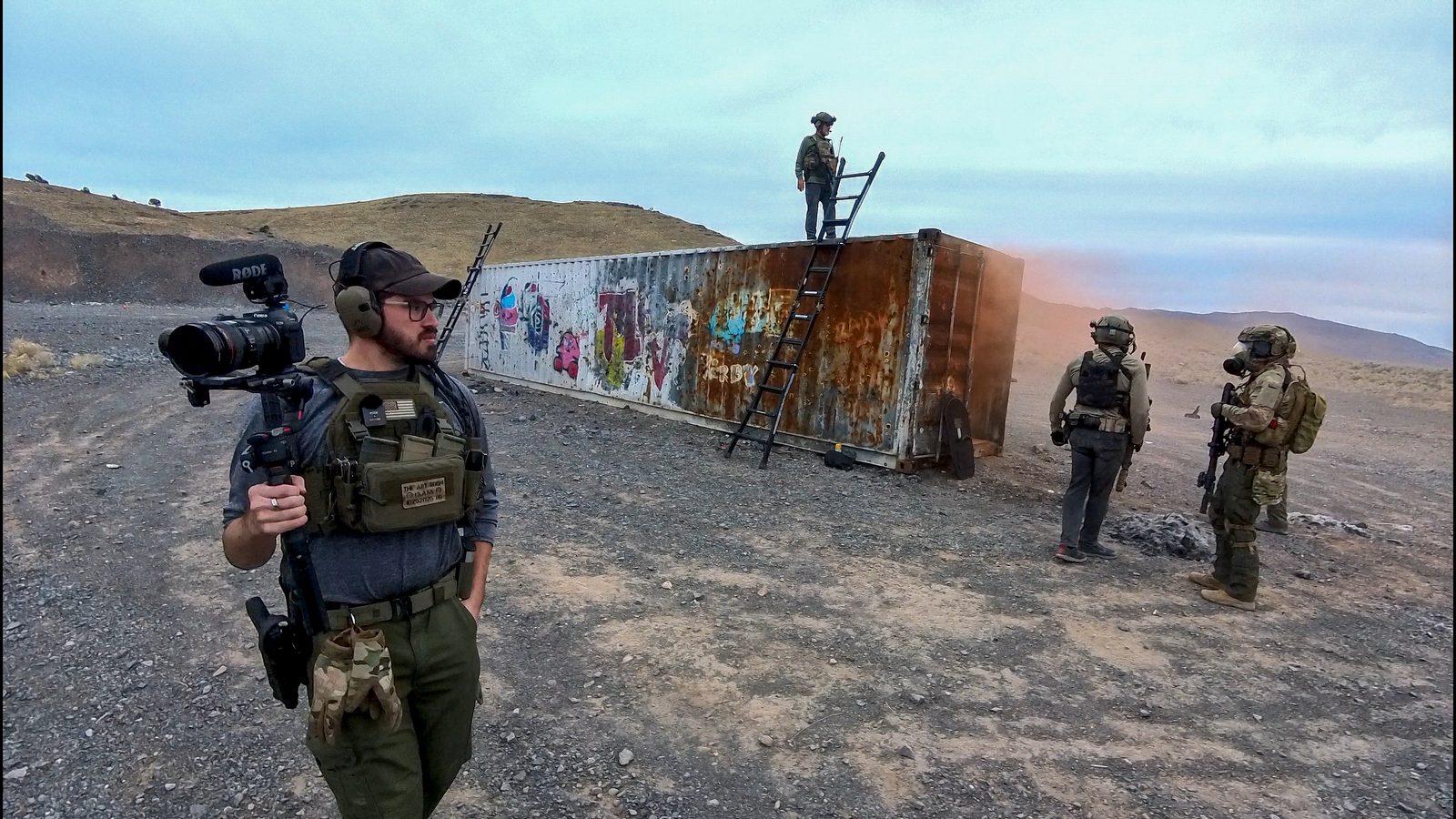 NTAC defensive pistol training course footage by Blackout Media