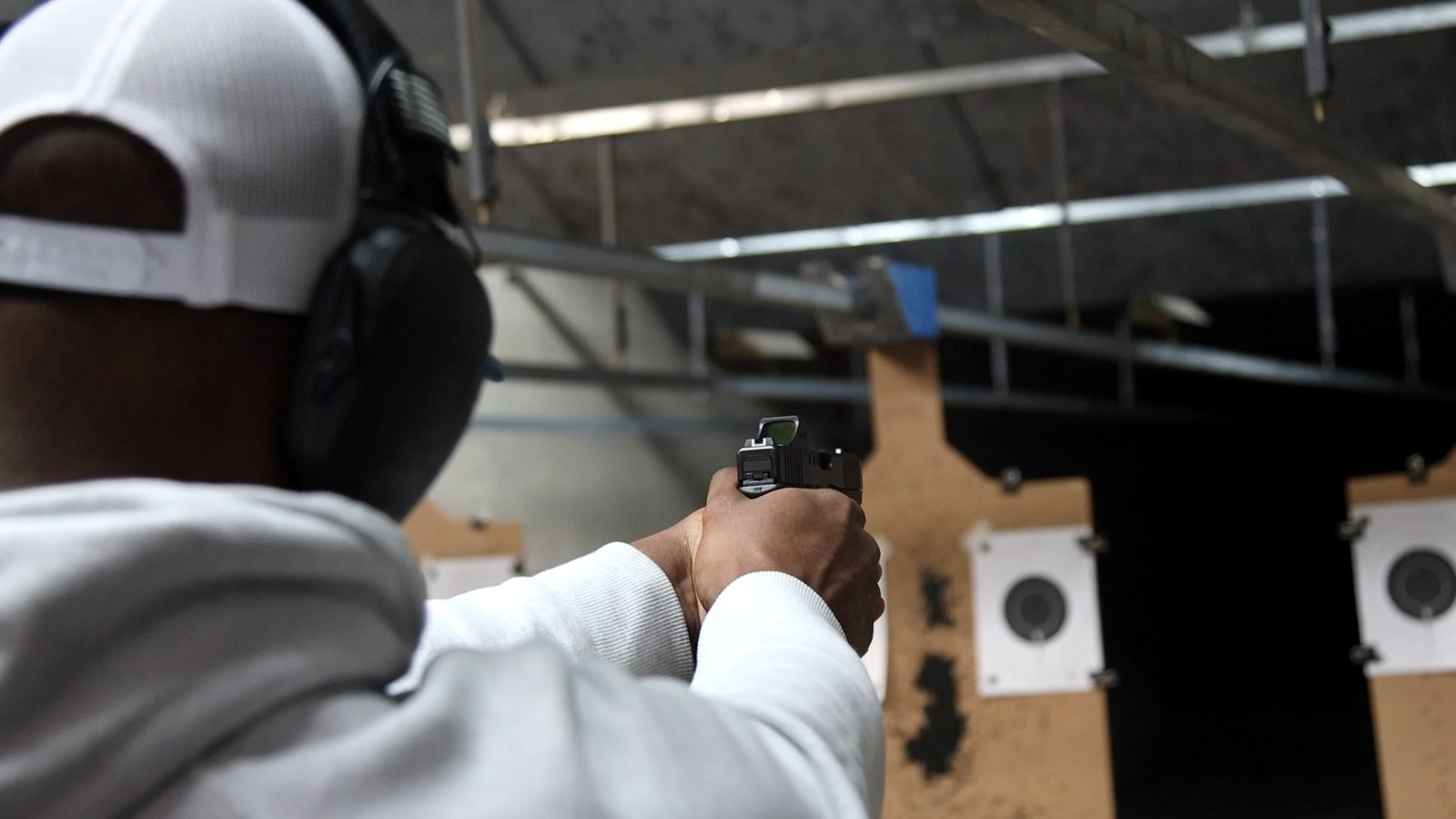 The Art Room firearms range 170K-view social media content